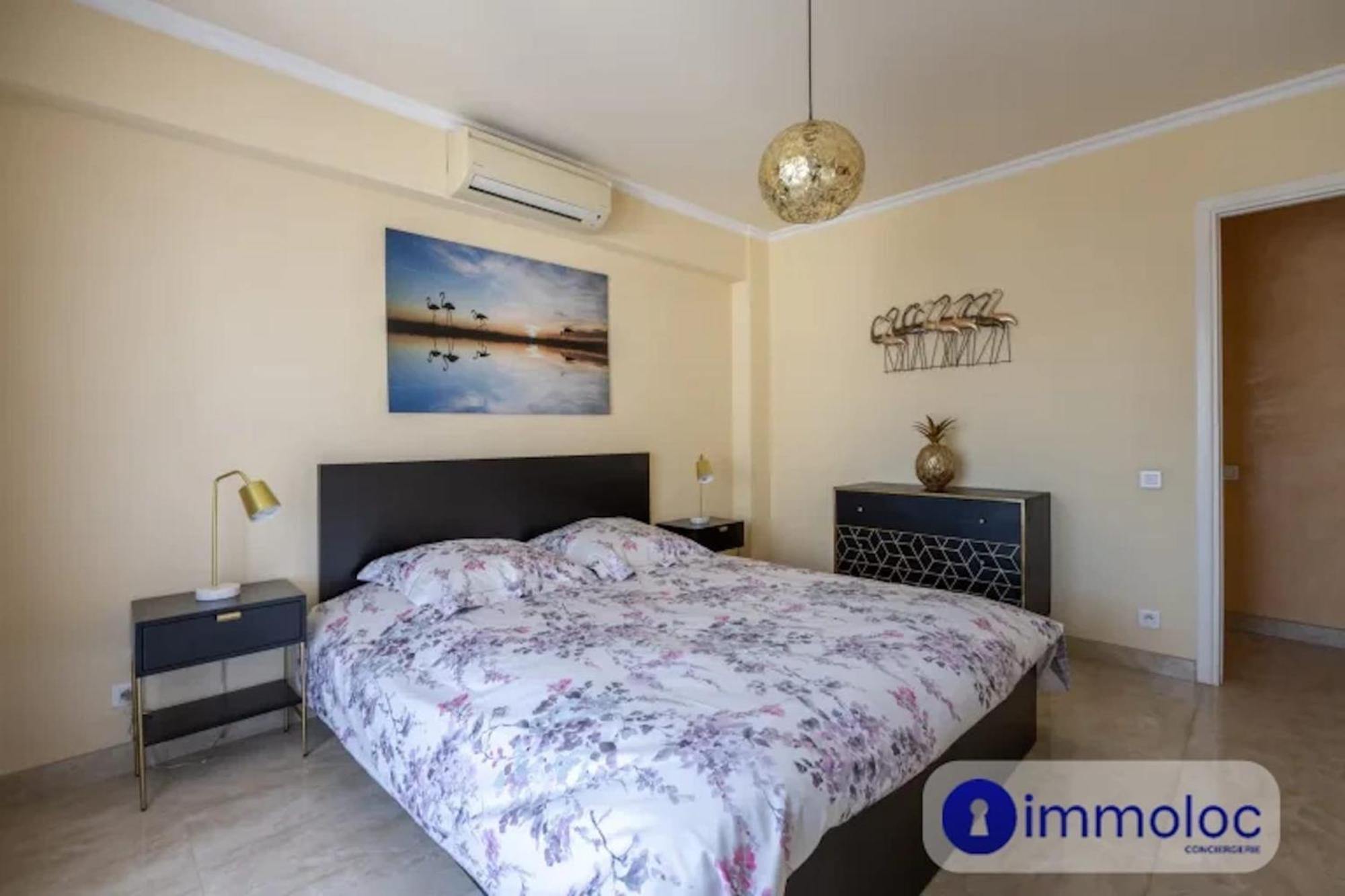 Air-Conditioned Apartment With Terrace Sea View Nice Exterior foto