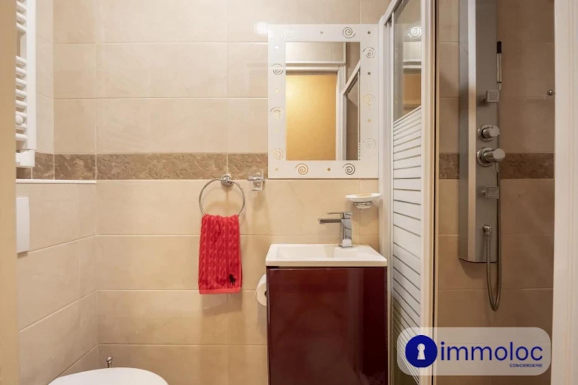 Air-Conditioned Apartment With Terrace Sea View Nice Exterior foto