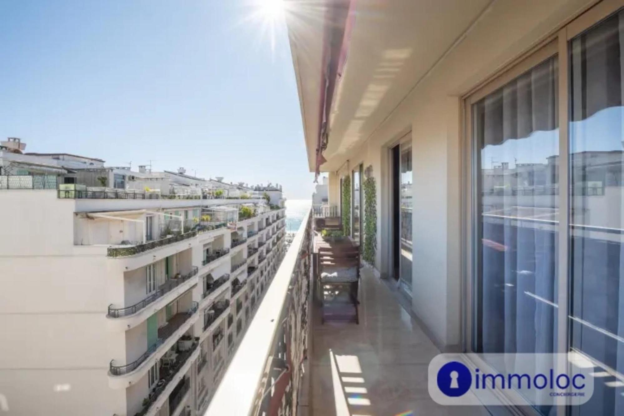 Air-Conditioned Apartment With Terrace Sea View Nice Exterior foto