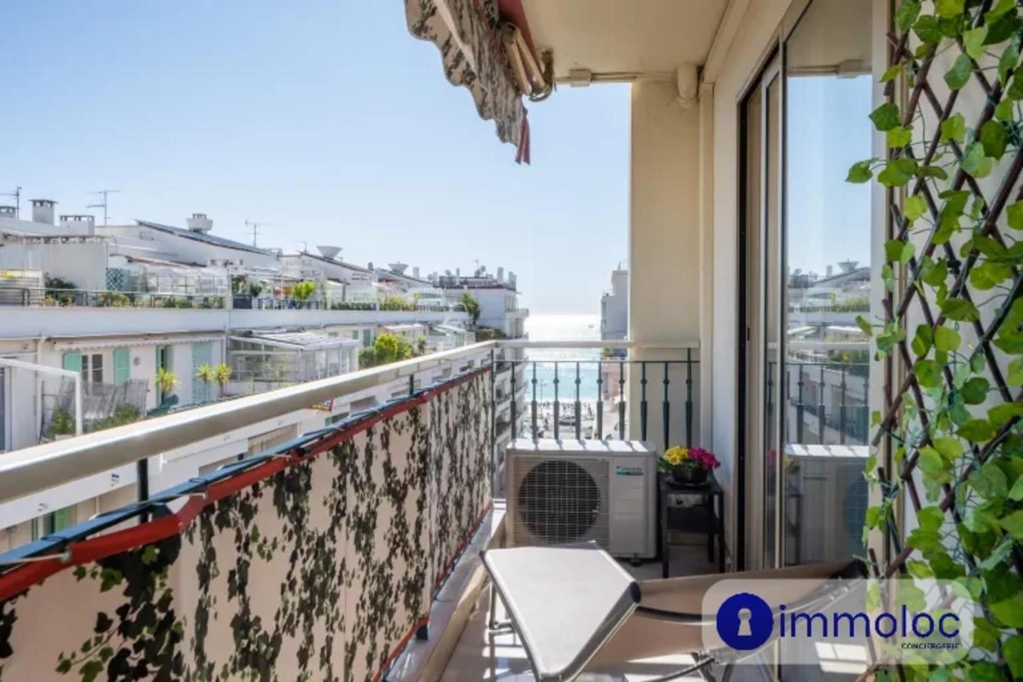 Air-Conditioned Apartment With Terrace Sea View Nice Exterior foto